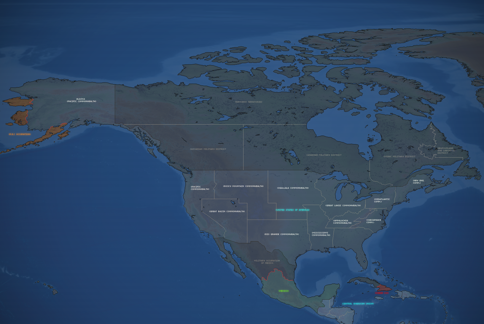 Fallout DLC USA Map by squidge16 on DeviantArt