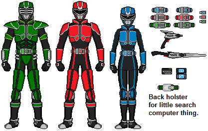 A Tokusatsu team...