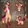 OPEN Adoptable Halloween Leafeon Eeveelution Pokemon