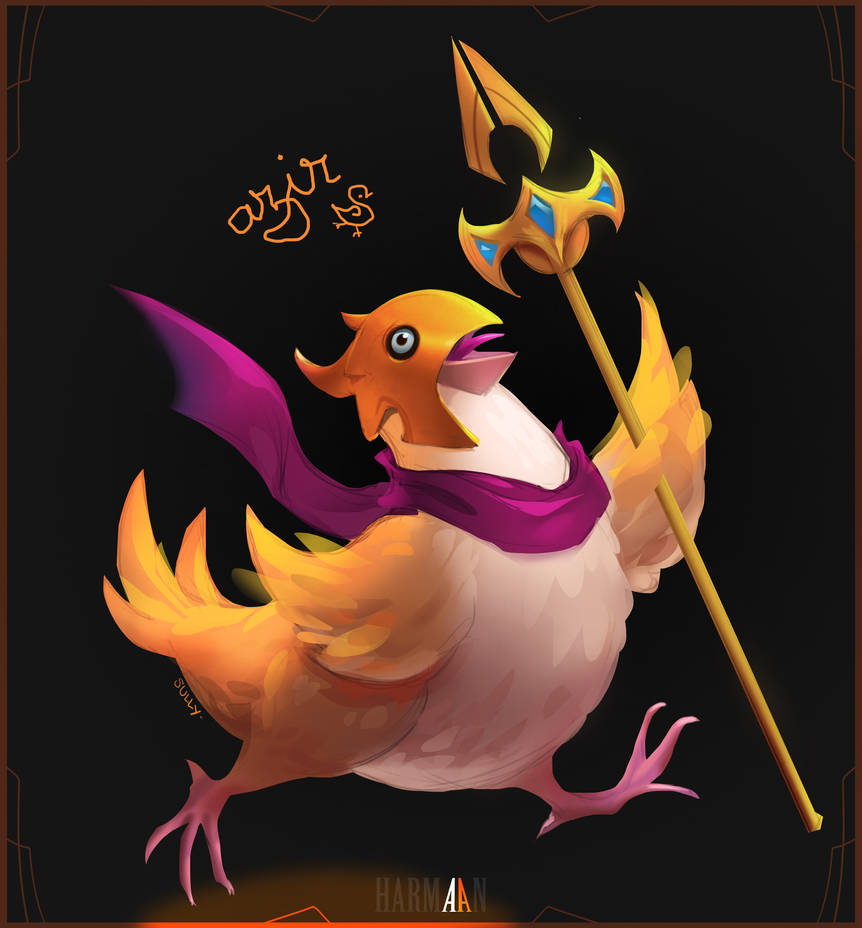 azir by HarmaanArt on DeviantArt