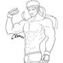 Ryu with boxer briefs