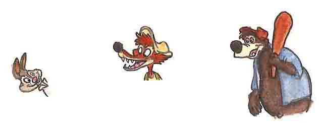 Brer Rabbit, Brer Bear and Brer Fox by brazilianferalcat on DeviantArt