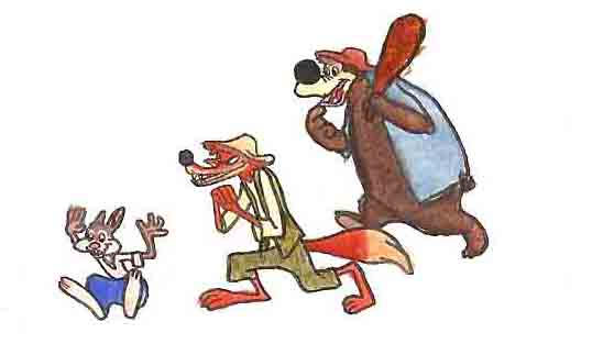 Brer Rabbit, Brer Bear and Brer Fox by brazilianferalcat on DeviantArt