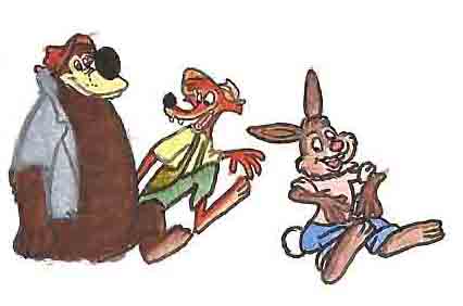 Brer Rabbit, Brer Bear and Brer Fox by brazilianferalcat on DeviantArt