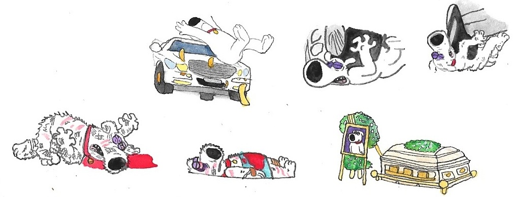 Brian Griffin's death by brazilianferalcat on DeviantArt