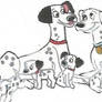 Pongo, Perdita, and the puppies