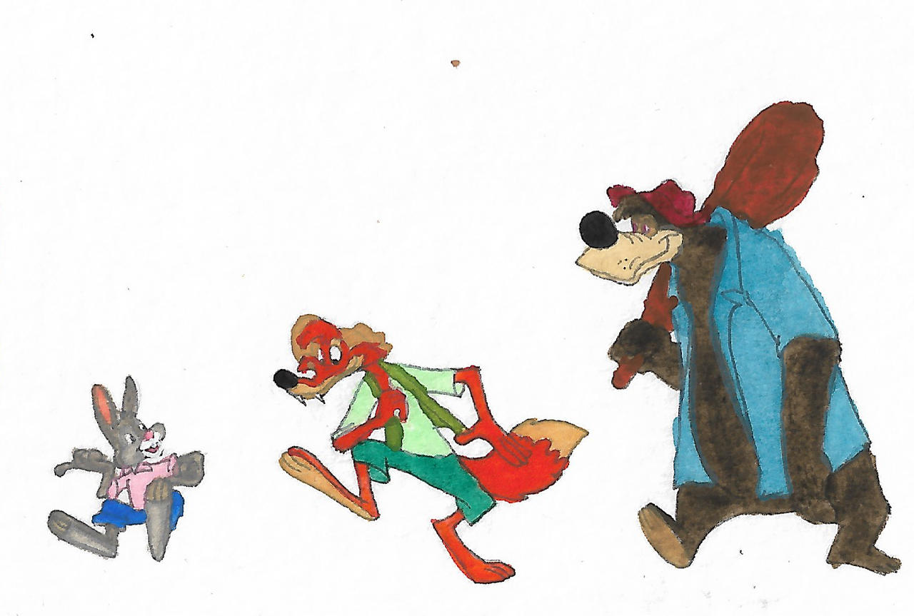 Brer Rabbit, Brer Fox, and Brer Bear by brazilianferalcat on DeviantArt