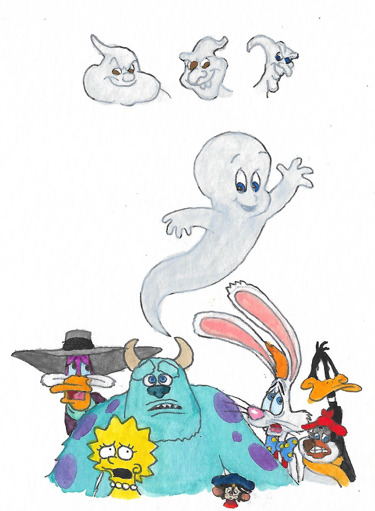 25th anniversary of Casper by brazilianferalcat on DeviantArt
