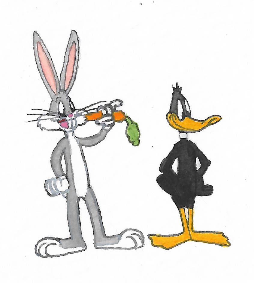 Bugs Bunny and Daffy Duck by brazilianferalcat on DeviantArt