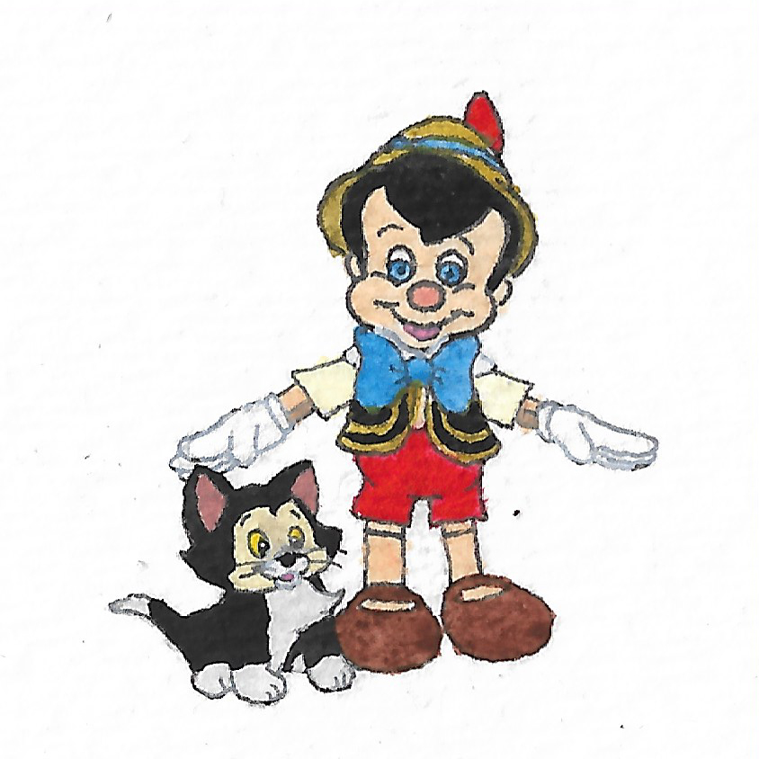 Pinocchio and Figaro by brazilianferalcat on DeviantArt
