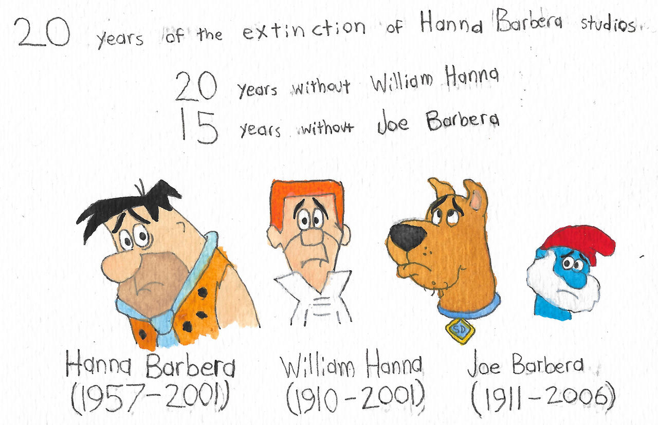 20 years of Hanna Barbera went defunct by brazilianferalcat on DeviantArt