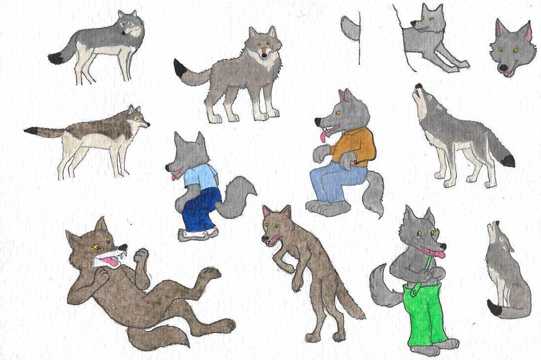 Wolves by brazilianferalcat on DeviantArt