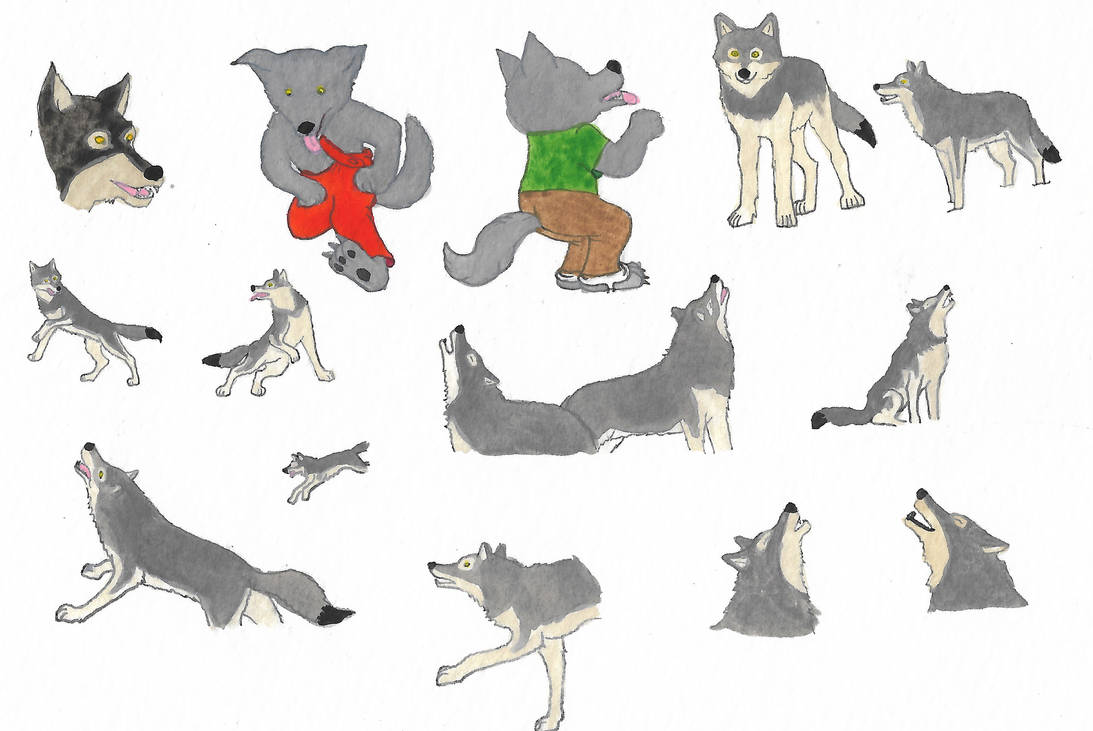 Wolves by brazilianferalcat on DeviantArt