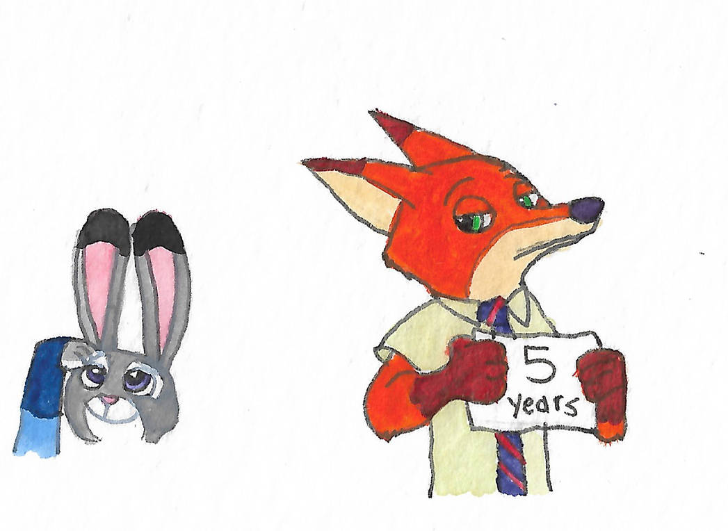 5th anniversary of Zootopia by brazilianferalcat on DeviantArt