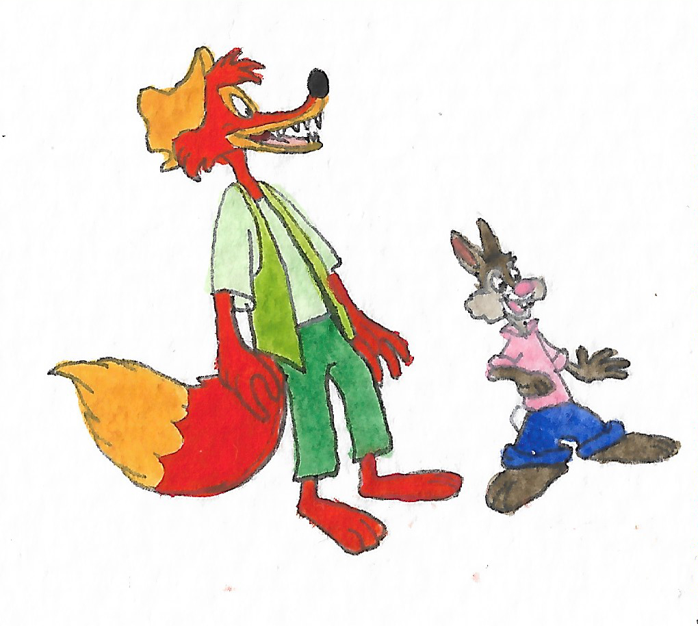 Brer Rabbit and Brer Fox by brazilianferalcat on DeviantArt
