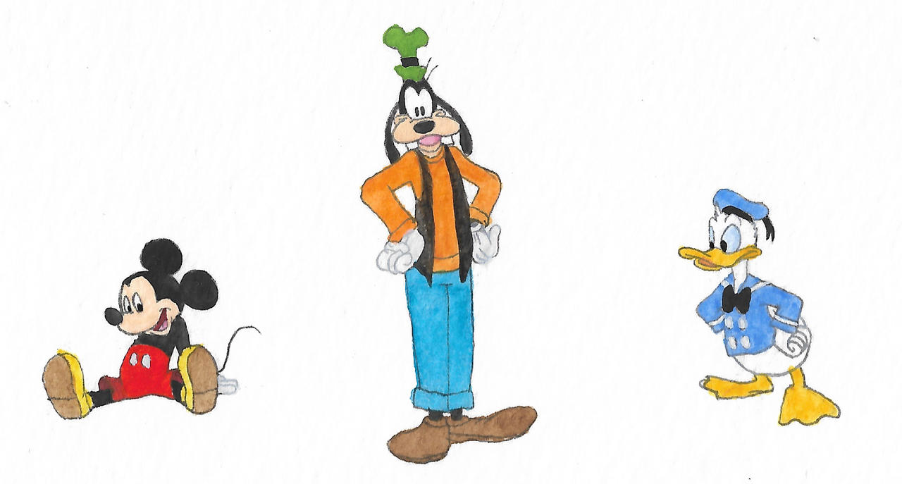 Goofy And Friends Mickey Mouse, Donald Duck, and Goofy by brazilianferalcat on DeviantArt