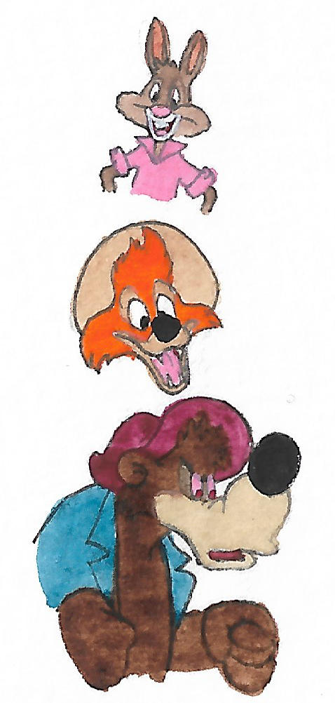 Brer Rabbit, Brer Fox, and Brer Bear by brazilianferalcat on DeviantArt