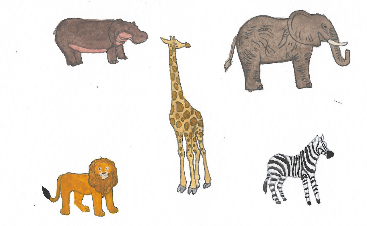 Popular African mammals by brazilianferalcat on DeviantArt