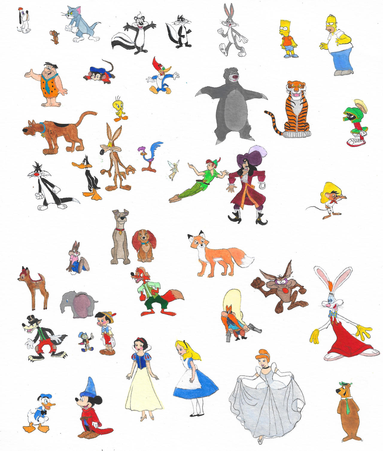 Cel cartoons by brazilianferalcat on DeviantArt