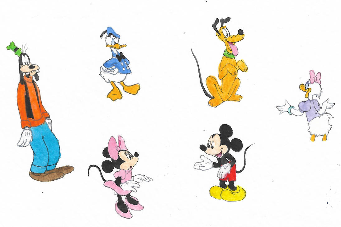Mickey Mouse and friends by brazilianferalcat on DeviantArt