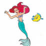 Ariel and Flounder