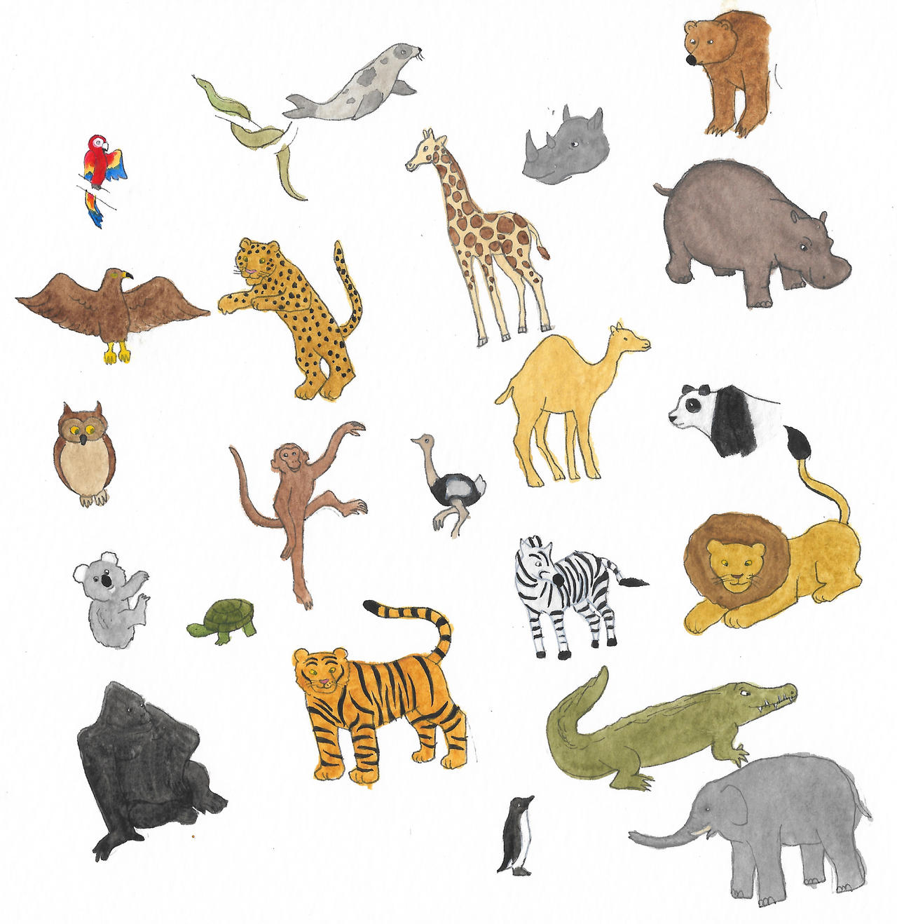 All Animals Deviantart Zoo animals by brazilianferalcat on DeviantArt