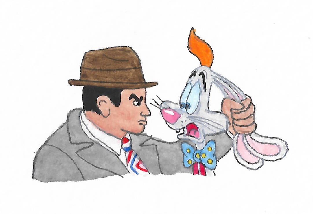 Roger Rabbit Humanized 35th anniversary of Who framed Roger Rabbit by brazilianferalcat on ...