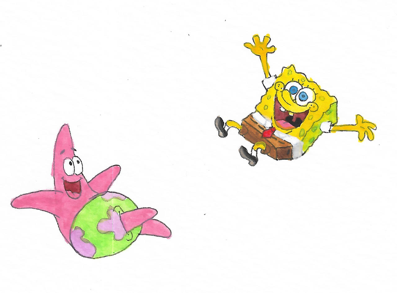 Spongebob Power Ranger Power Ranger Patrick Spongebob and Patrick by brazilianferalcat on DeviantArt