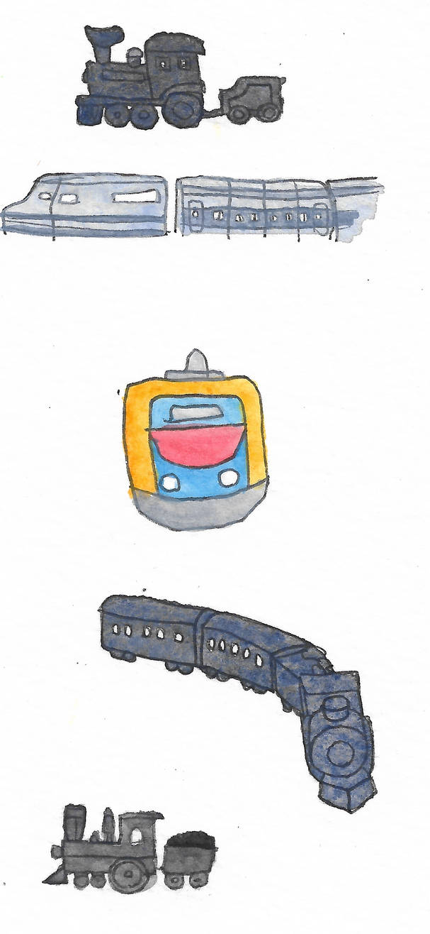 Trains by brazilianferalcat on DeviantArt