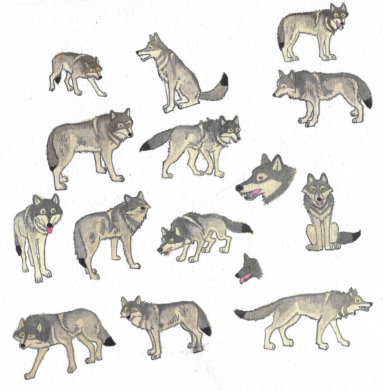 Wolves Coloring Pages Deviantart Wolves by brazilianferalcat on DeviantArt