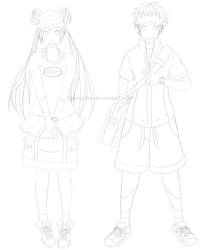 Kyouhei and Mei WIP