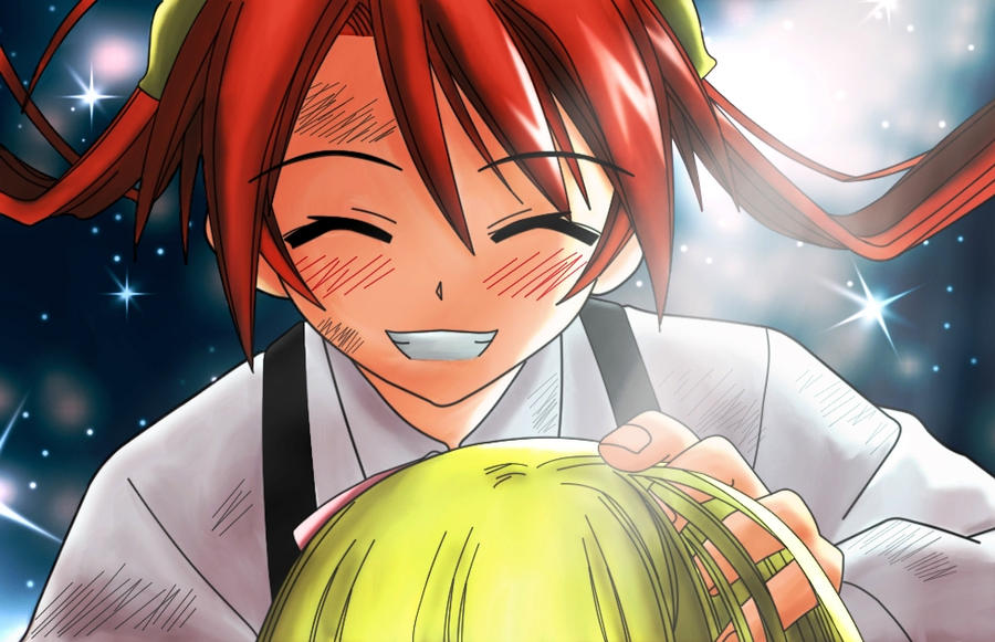 Negima Deviantart Negima: Asuna y Eva by makiri on DeviantArt