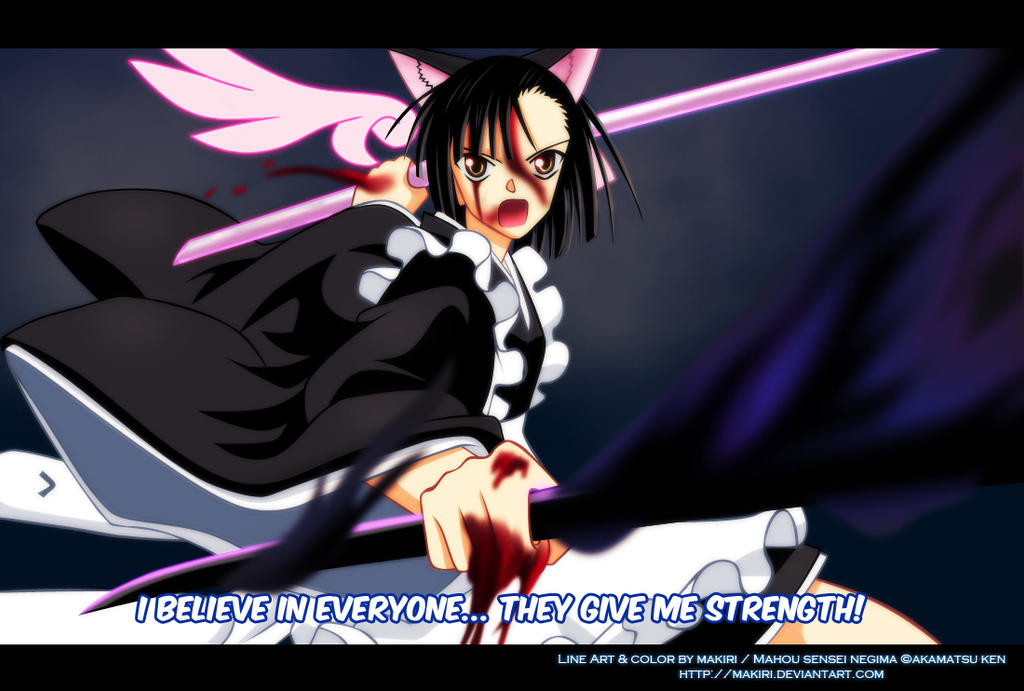 Negima Deviantart Negima: Sakurazaki Setsuna by makiri on DeviantArt