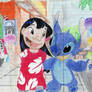 Lilo y stitch dibujado