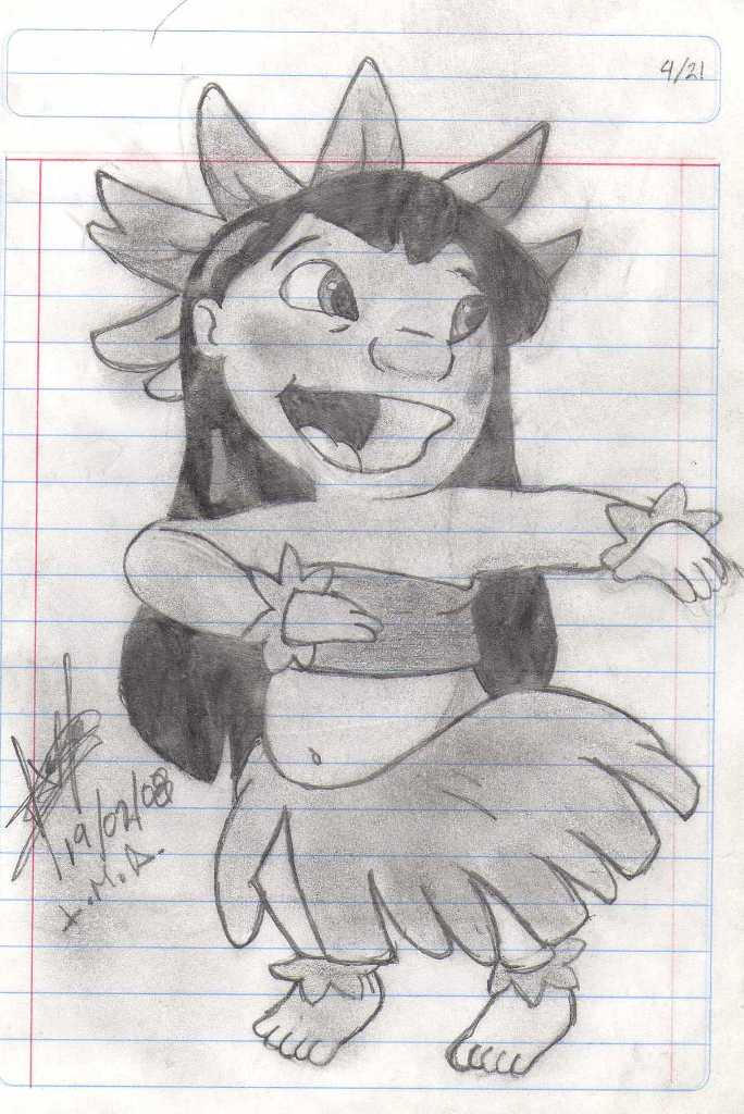 Lilo bailando Hula by IMArellano on DeviantArt