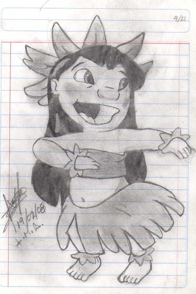 Lilo bailando Hula by IMArellano on DeviantArt