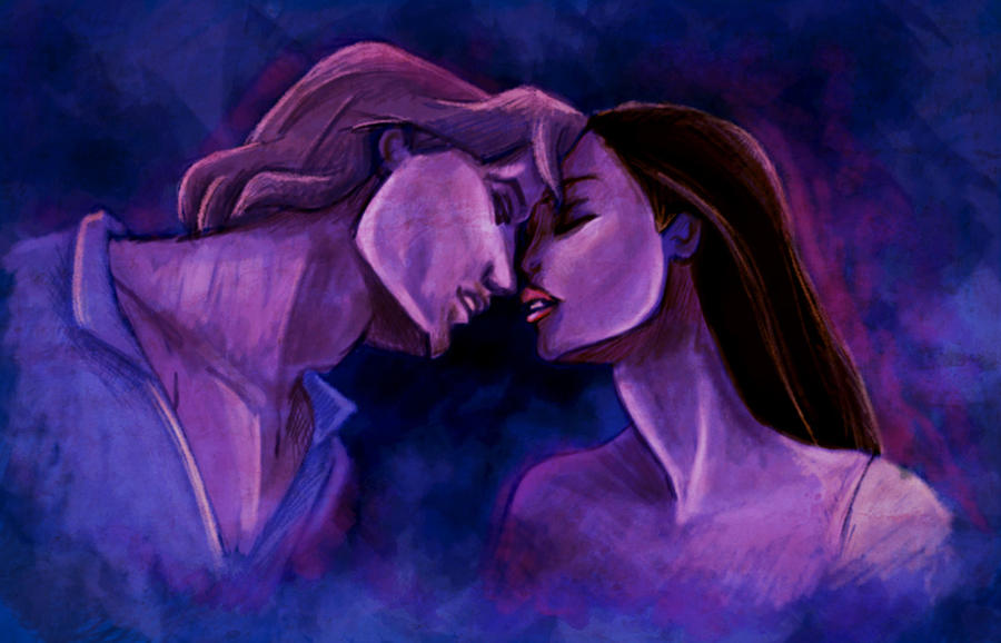Pocahontas and John Smith -