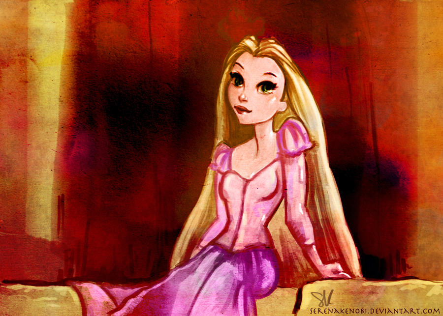 Tangled - Rapunzel and Window by ChristyTortland on DeviantArt