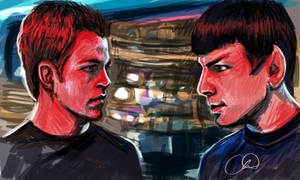 Kirk and Spock - Star Trek