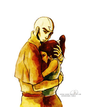 Aang and Korra