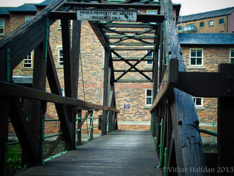 Old Bridge Over A Pond 3