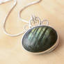 Stripey Labradorite Pendant