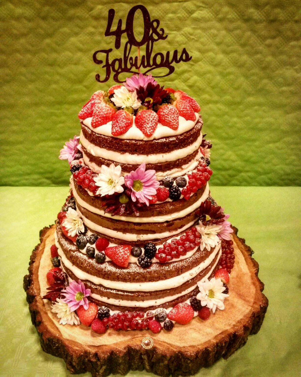 naked cake 40  fabulous