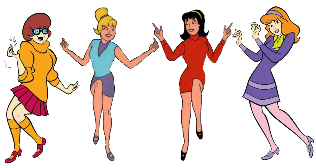 Velma Betty Veronica And Daphne Is Dancing By Maxamizerblake On Deviantart