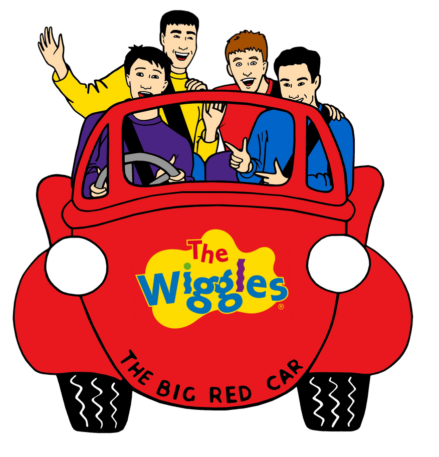 The Cartoon Wiggles Are In The Big Red Car by maxamizerblake on DeviantArt
