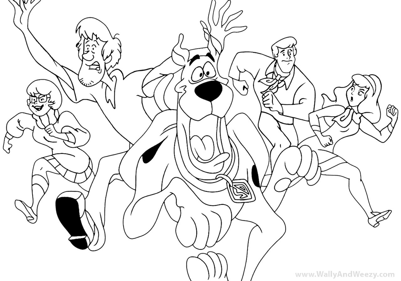 Scooby Doo And Guess Who Coloring Pages by maxamizerblake on DeviantArt