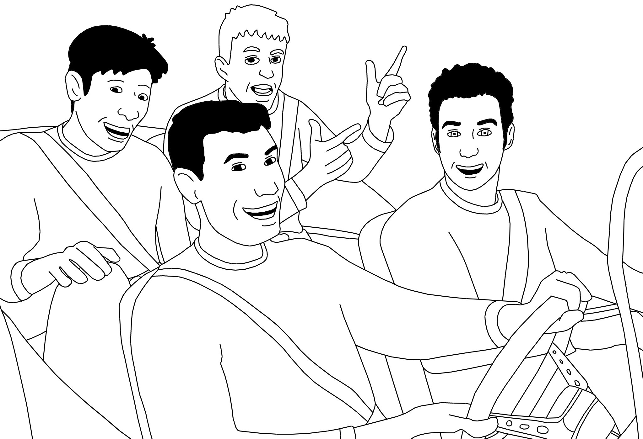 Wiggles Character Coloring Pages