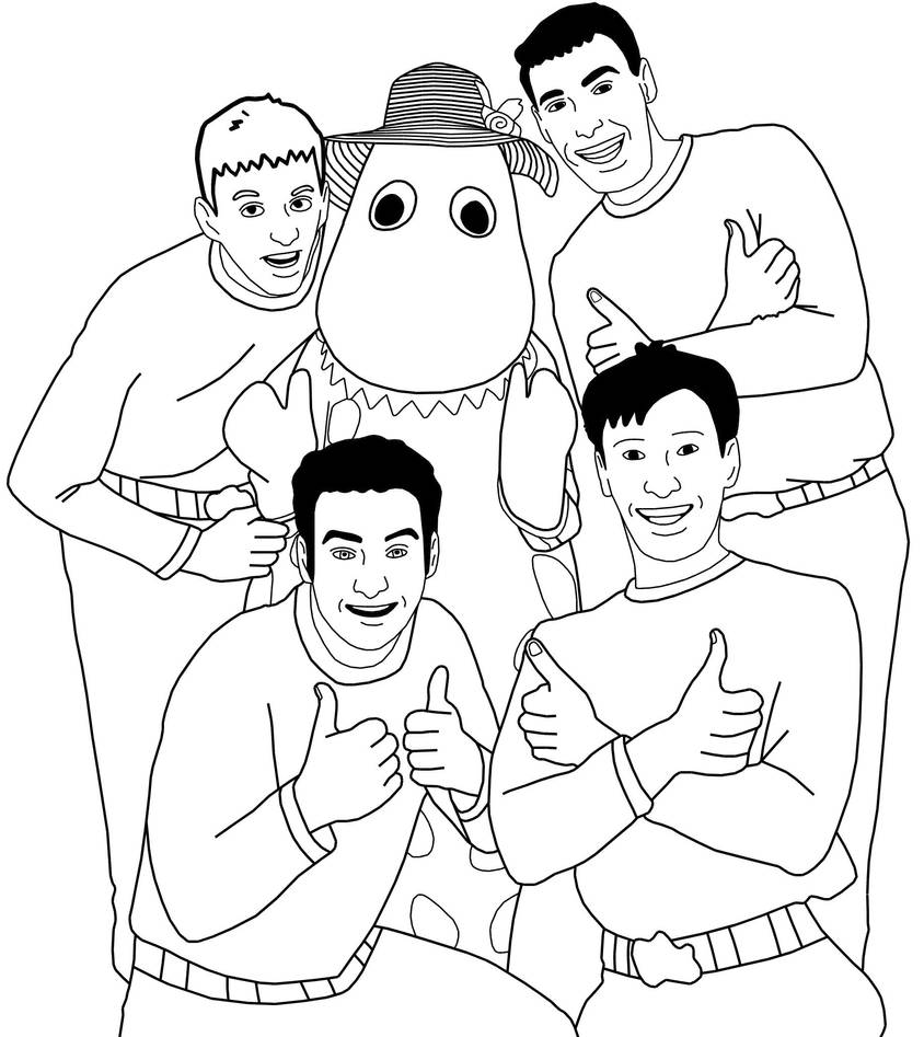The Cartoon Wiggles 1997 Fanmade Coloring Pages 6 by maxamizerblake on ...