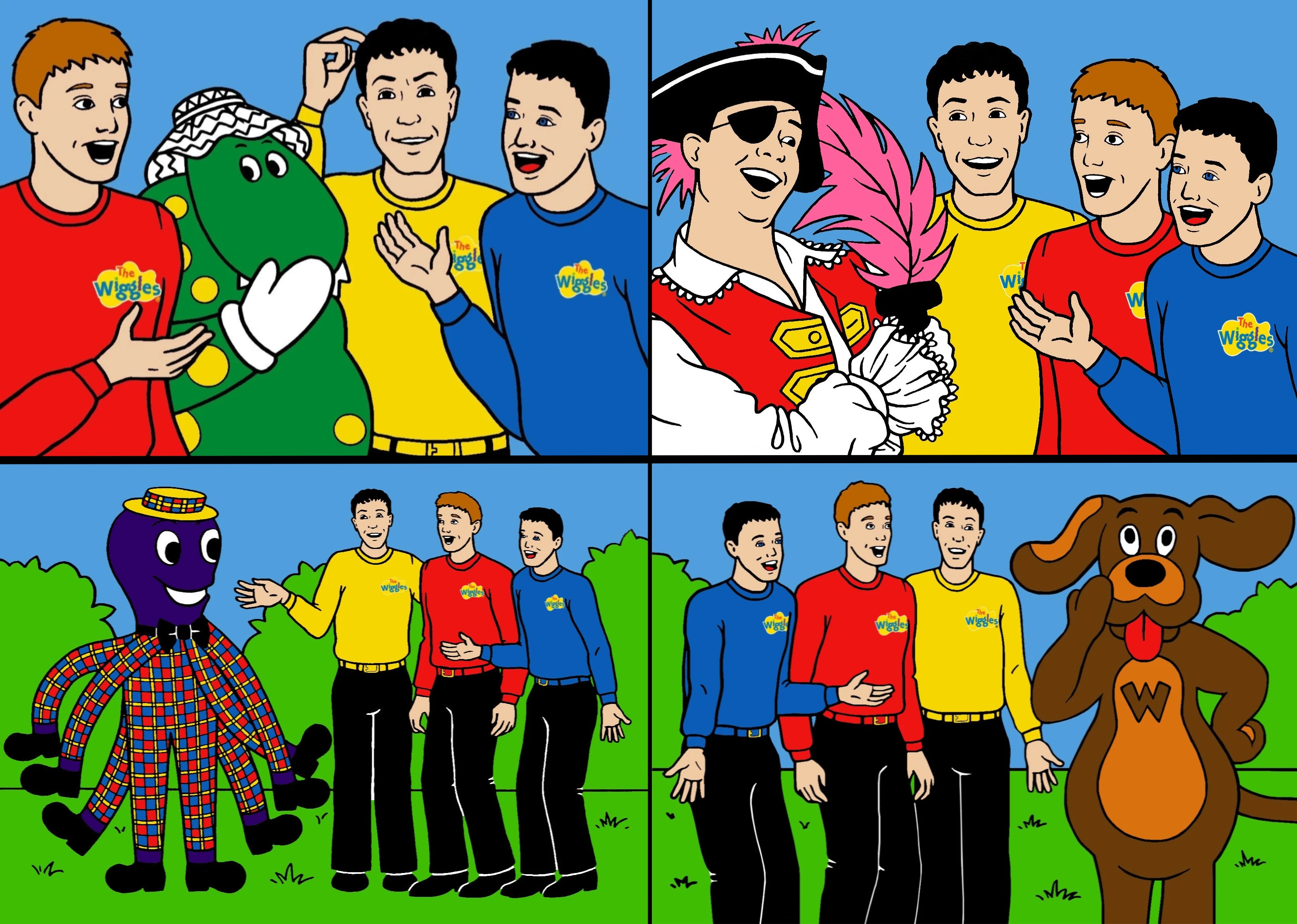 The Awake Wiggles Talking To The Wiggly Friends By Maxamizerblake On