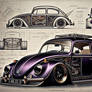 Volkswagen Beetle Blueprint